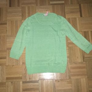 Green jcrew sweater